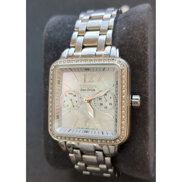 Citizen Eco-Drive “Silhouette” Swarovski Crystal MOP...